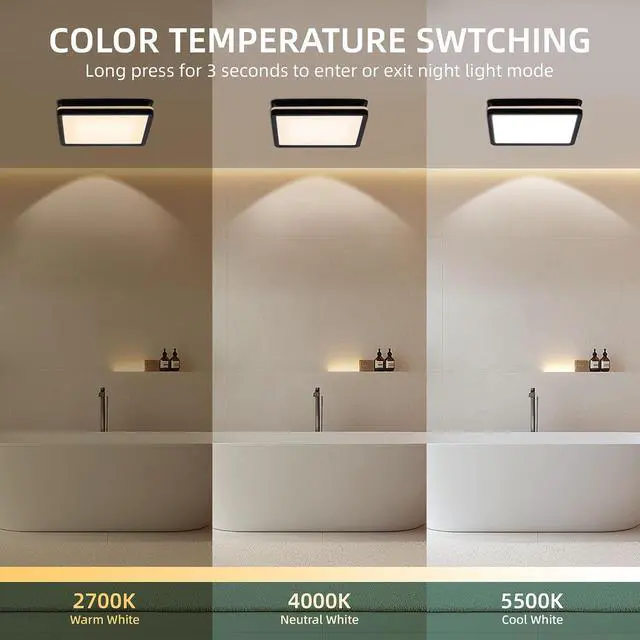 Alt view image 4 of 7 - Akicon Dimmer Switch for Exhaust Fan with Light, Single Pole Fan Light Switch, Neutral Wire Needed, White