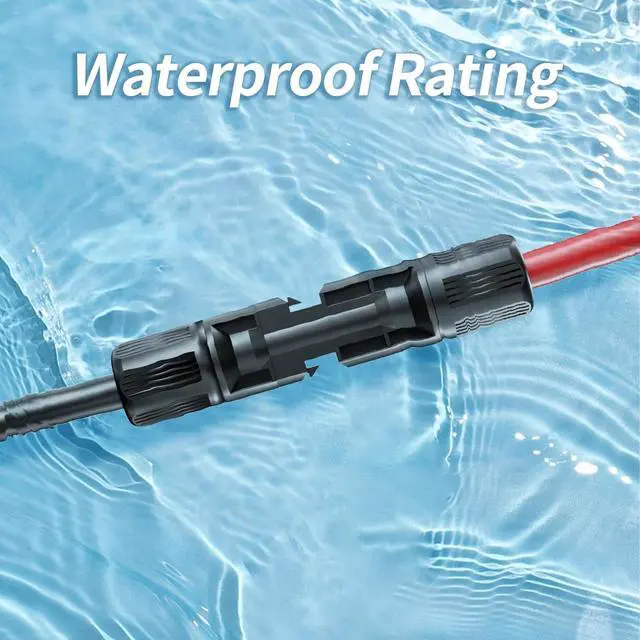 Alt view image 3 of 6 - Energeaster 10AWG Solar Extension Cable Kit, Red and Black (20FT Red + 20FT Black), MC4 Connectors, Compatible with Solar Panel and Charge Controller
