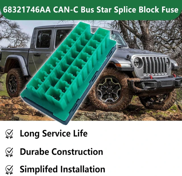 Alt view image 6 of 7 - 68321746AA CAN-C Bus Star Splice Block Fuse Connector for Jeep Gladiator Wrangler JL JT, Chrysler Pacifica Voyager, Dodge Ram 1500 2500 3500 Replaces Mopar 2-2272352-5