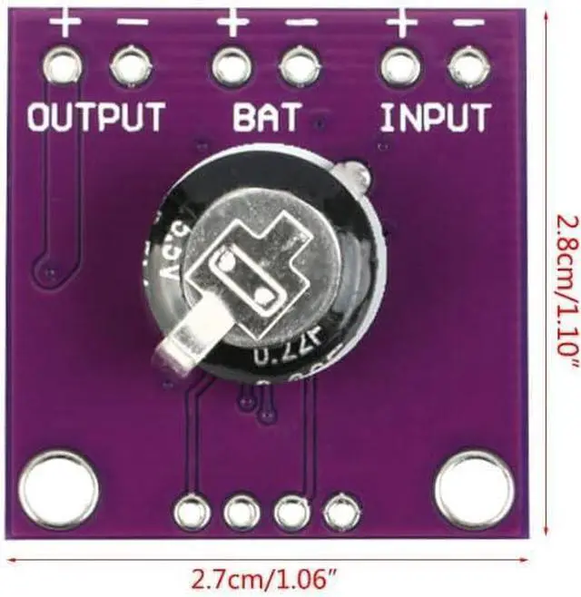 Alt view image 3 of 6 - 2Pieces BQ25570 Energy Harvester Module Boost Charger and Voltage Drop Converter Module for Power Consumption Replacement
