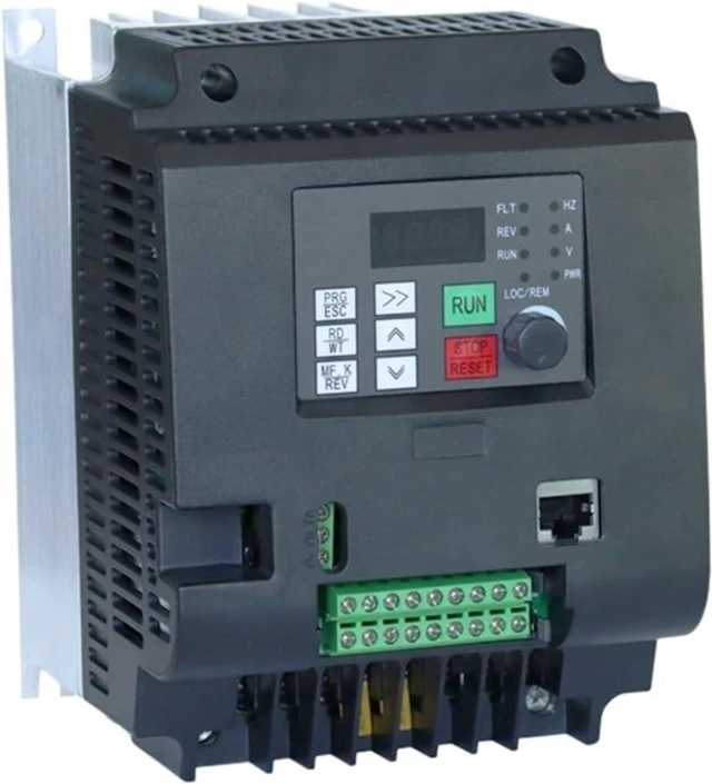Alt view image 4 of 4 - VFD 1.5KW/2.2KW/4KW/5.5KW/7.5KW/11KW Single Phase 220V in to 3 220V/380V Out Frequency Converter Drive(7.5kw-10HP,Three-Phase 380V)