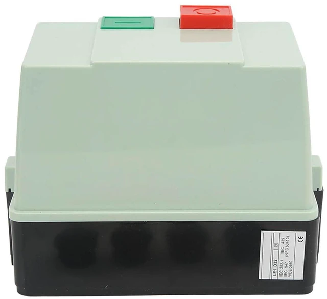 Main image of Hyuduo Magnetic Motor Starter, ABS LE1D32M7 Motor Control Switch for Single Phase 220V 230V and 3 Phase 380V 400V 23-32A, Industrial Machinery and Equipment