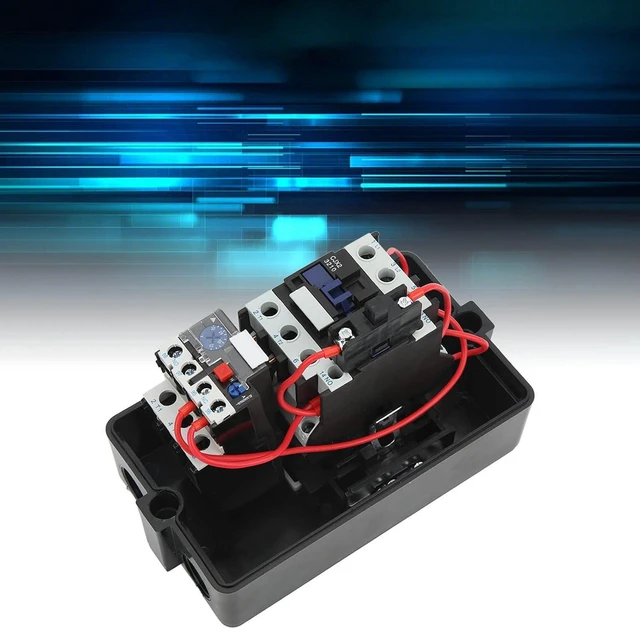 Alt view image 4 of 7 - Hyuduo Magnetic Motor Starter, ABS LE1D32M7 Motor Control Switch for Single Phase 220V 230V and 3 Phase 380V 400V 23-32A, Industrial Machinery and Equipment