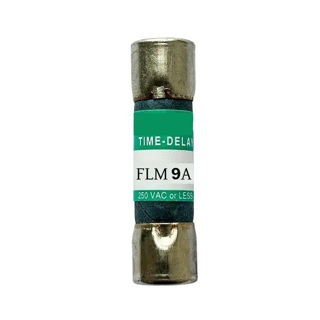 Alt view image 2 of 3 - 10-Pack New FLM-9 FLM 9A 250Vac Time Delay Fuse,FLM-9A Current Limiting Cartridge Fuses