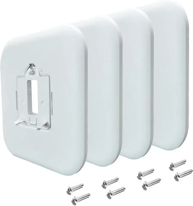 Alt view image 2 of 7 - THP2400A1080 Large Cover Plate & Electrical Box Adaptor for T-Series Thermostats, White (4)