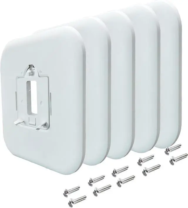 Main image of THP2400A1080 Large Cover Plate & Electrical Box Adaptor for T-Series Thermostats, White (4)