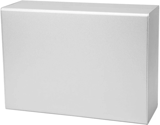 Alt view image 2 of 7 - Aluminum Project Box-Matte Silver Enclosure Case DIY GPRS Circuit Board Shell 80x160x220mm