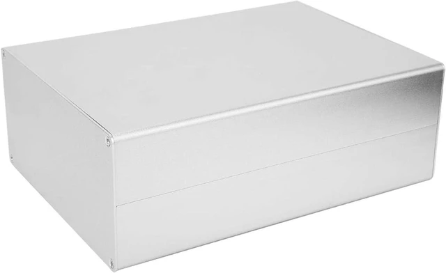 Alt view image 4 of 7 - Aluminum Project Box-Matte Silver Enclosure Case DIY GPRS Circuit Board Shell 80x160x220mm