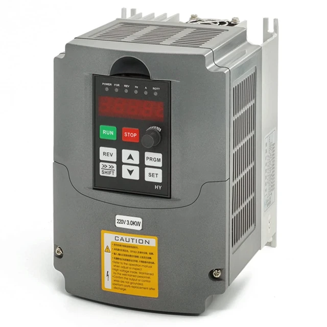 Main image of VFD 220V 3.0KW 4hp Variable Frequency Drive CNC VFD Motor Drive Inverter Converter for Spindle Motor Speed Control HUANYANG HY-Series(3.0KW, 220V)