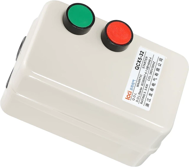 Main image of DMiotech 220V 240V 5.5KW Magnetic Electric Motor Starter Control Three Phase Single Phase Volt Industrial Switches for Air Compressors
