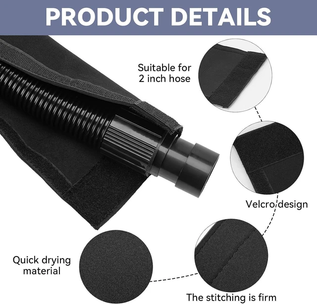 Alt view image 3 of 7 - Shop Vac Hose Cover for Car Detailing, 70.5 Inch Trolling Motor Cable Sleeve, Universal Vacuum Hose Protector & Wire Protection, Lightweight & Easy to Clean (70.5 INCH)