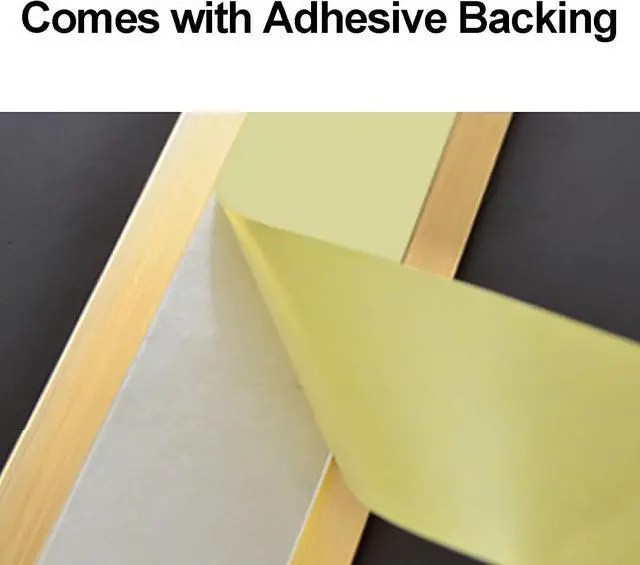 Alt view image 6 of 7 - Cord Covers for Wires on Floor Self-Adhesive Cord Hider Wire Cover Curved for Walls and Floors in Homes and Offices Prevent Cable Trips(Gold,1.4x5cm/0.6x2in)