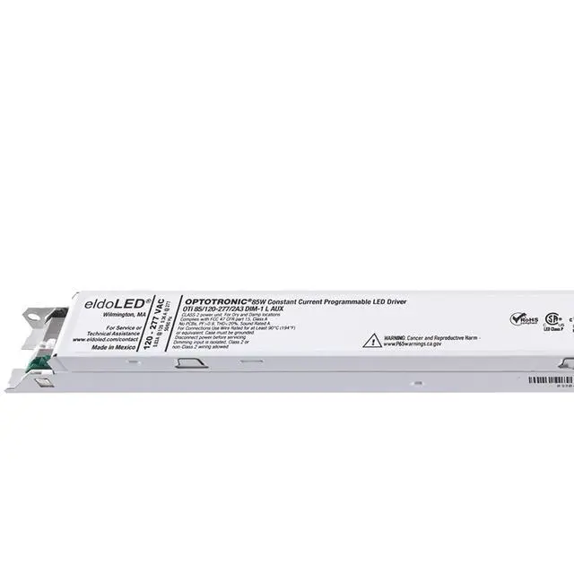 Alt view image 3 of 4 - *2743W6 OPTOTRONIC 85W Constant Current 0-10V Dimmable LED Driver, Programmable Linear OTi85/120-277/2A3 DIM-1 L AUX (57421)