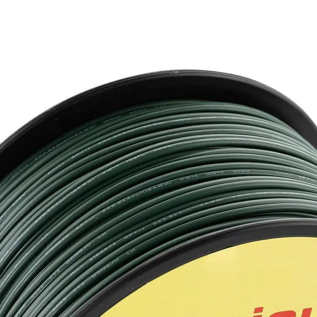 Alt view image 6 of 6 - 250ft SPT-1 18/2 18 Gauge Green Copper Wire Extension Cord - UL List - Indoor/Outdoor - Compatible with SPT-1 C9/C7 Stringers and Bulk Reels