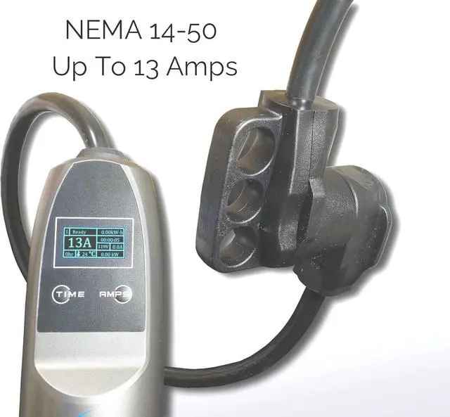 Alt view image 5 of 7 - Inteset NEMA 5-15P to 14-50R 12in EV Adaptor Cord for use with Variable Amperage Portable EV Chargers Only (not for RVs)