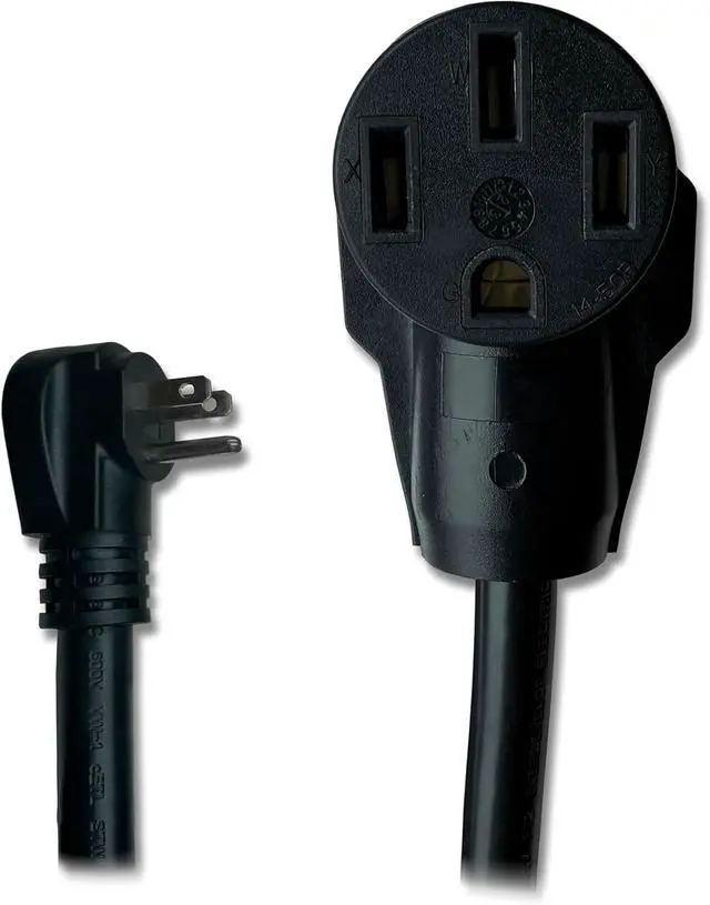 Alt view image 4 of 7 - Inteset NEMA 5-15P to 14-50R 12in EV Adaptor Cord for use with Variable Amperage Portable EV Chargers Only (not for RVs)