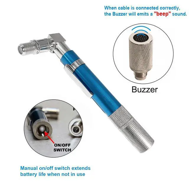 Alt view image 5 of 7 - Pocket Continuity Tester(Tracer) and Toner, with Light&Buzzer, Voltage Toner and Barrel Connector Bundle for Testing Coax Cable, RG6, RG59, CATV