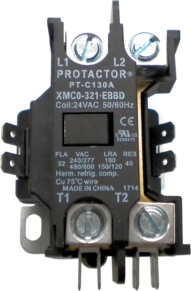 Alt view image 2 of 6 - Contactor 1 Pole 32 Amp Protactor Heavy Duty Enclosed Replacement For Carrier Bryant Payne P282-0311