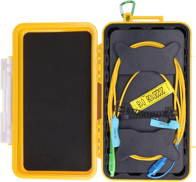 Alt view image 3 of 7 - OTDR Launch Cable Box Singlemode 500 Meter Fiber Optic Dead Zone Eliminator Test Tool for FTTH