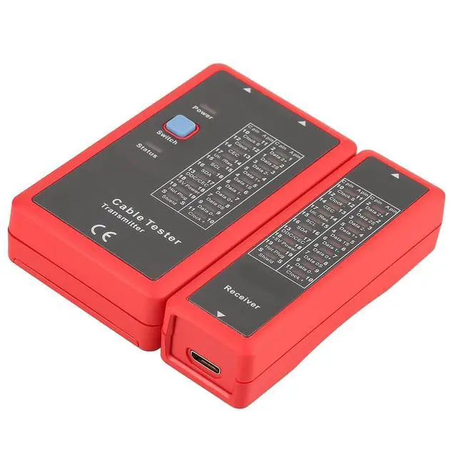 Alt view image 5 of 7 - Cable Tester, UT681HDMI HDMI/MINI-HDMI Data Cable Tester 20-LED Status Indictor Short Finder Circuit Tester