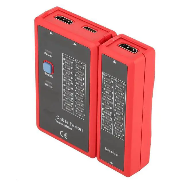 Alt view image 3 of 7 - Cable Tester, UT681HDMI HDMI/MINI-HDMI Data Cable Tester 20-LED Status Indictor Short Finder Circuit Tester