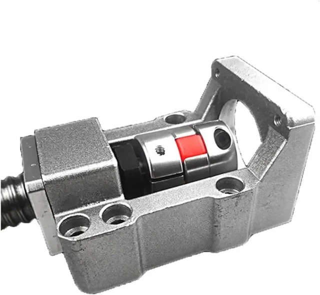 Alt view image 2 of 7 - Stepping Servo Motor Seat Screw Support Seat Bearing HM12-57 HM12-60 Motor Fixed Seat Integrated Bracket Support NEMA23 NEMA 24 (Color : 1pc HM12-60, Size : C5 Angular Contact)