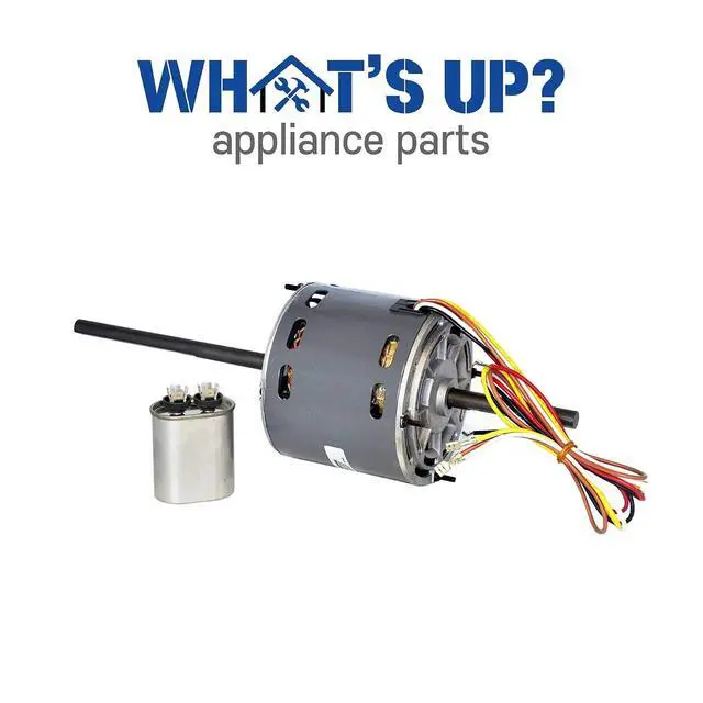 Alt view image 2 of 6 - What's Up D1092 5.0-Inch OEM Direct Replacement for RV Coleman Air Conditioner Motor 1/3 HP, 115 Volts, 1675 RPM, 2 Speed, 3.4 Amps, OAO Enclosure, Double Shaft, Sleeve Bearing