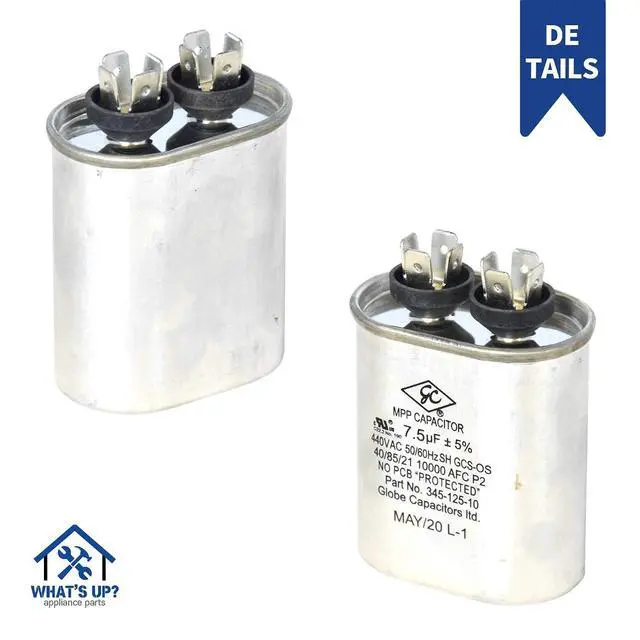 Alt view image 4 of 6 - What's Up D1092 5.0-Inch OEM Direct Replacement for RV Coleman Air Conditioner Motor 1/3 HP, 115 Volts, 1675 RPM, 2 Speed, 3.4 Amps, OAO Enclosure, Double Shaft, Sleeve Bearing