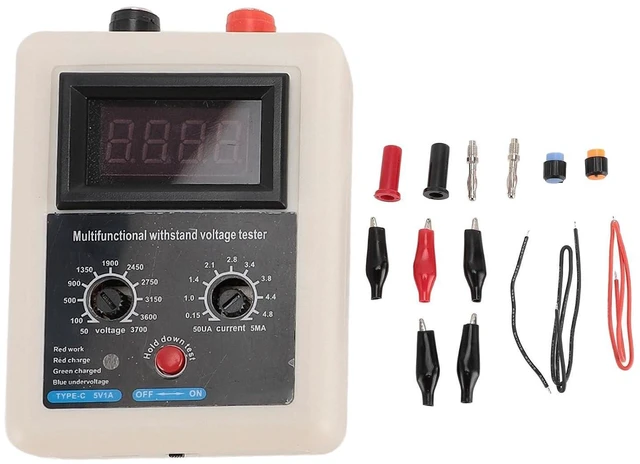 Main image of 50-3700V Withstand Voltage Tester, IGBT Transistor Diode Tester, MOS Triode LED Voltage Capability Tester, with Digital Display Panel (Green Light)