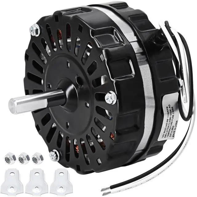 Main image of Hiorucet Power Attic Vent Fan Motor Replacement for Lomanco F0510B2944, F0510B2705, F0510B2497, F0510B2536, A0416B2059, DOW-136-0-40-XIN-1 Ventamatic Fan Motor Kit for Lomancool 2000 & 1800, 120V.