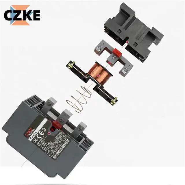Alt view image 4 of 6 - CJX2s-3201 AC Contactor 32A 3 Poles NC Normal Closed Coil Voltage 24V 36V 110V 220V 380V 50Hz Din Rail Mounted(AC 36V)