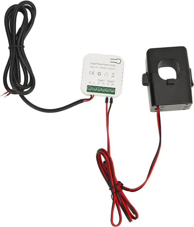 Main image of LiebeWH Bidirectional Solar WiFi Electricity Monitor with 200A CT Clamp, Real Time Power Monitoring for Tuya Smart Life App Users