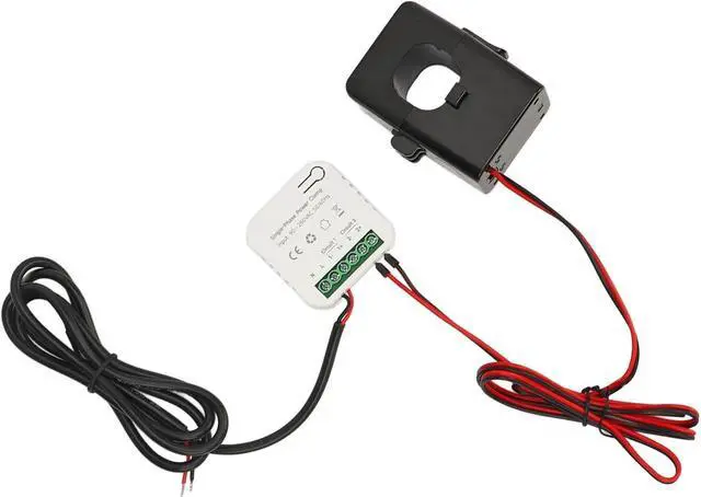 Alt view image 2 of 7 - LiebeWH Bidirectional Solar WiFi Electricity Monitor with 200A CT Clamp, Real Time Power Monitoring for Tuya Smart Life App Users