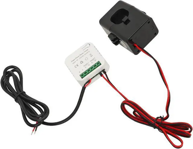Alt view image 3 of 7 - LiebeWH Bidirectional Solar WiFi Electricity Monitor with 200A CT Clamp, Real Time Power Monitoring for Tuya Smart Life App Users