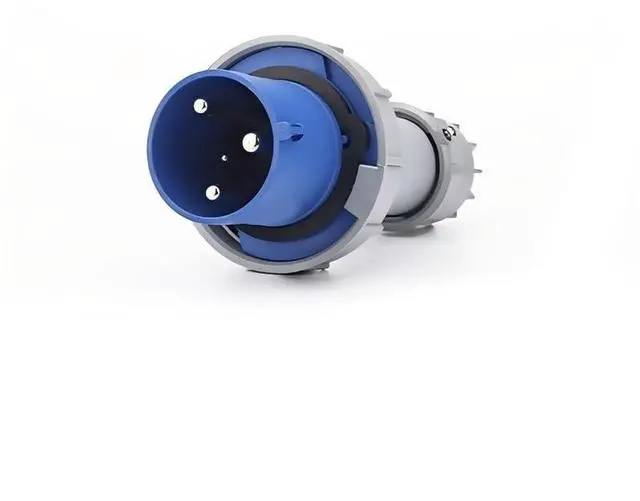 Main image of 63A 3Pin Male Plug,Industrial Waterproof Plug,IEC60309 Quick-Assembly Screw-Termination 220V-250V 2P+E 6H IP67 Aviation Connector,Cable Coupling Connector,for Automatic Control