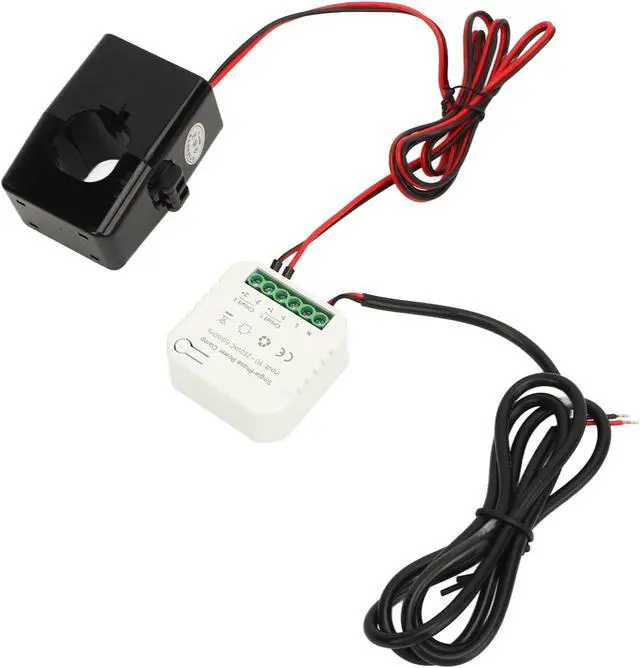 Alt view image 4 of 7 - LiebeWH Bidirectional Solar WiFi Electricity Monitor with 200A CT Clamp, Real Time Power Monitoring for Tuya Smart Life App Users