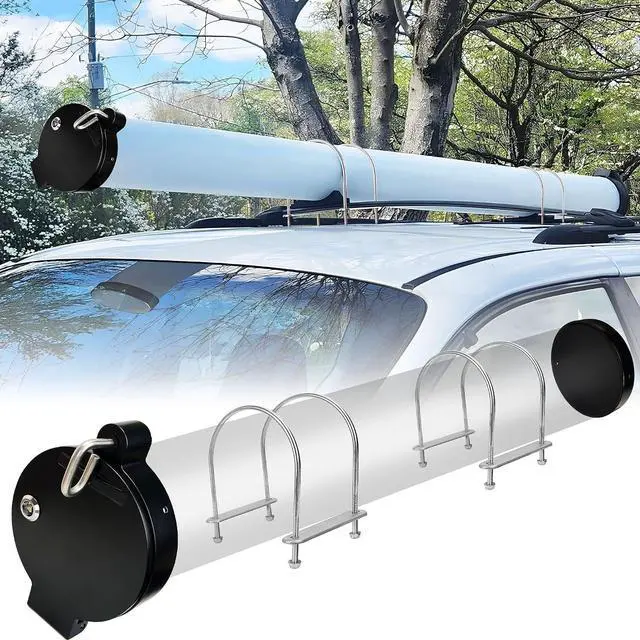 Alt view image 5 of 7 - TENGBASE 6" PVC Pipe Conduit Carrier Kit, Universal Fit, No Drilling Required, Black