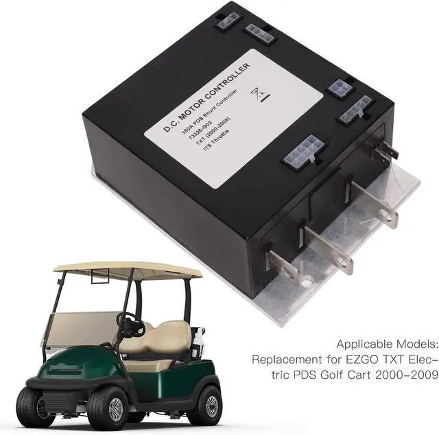 Alt view image 3 of 7 - Bewinner EZGO TXT PDS Motor Controller | 36V 350A Replacement for Curtis 1206MX 73326G05 73326G07 for 2000-2009 Models