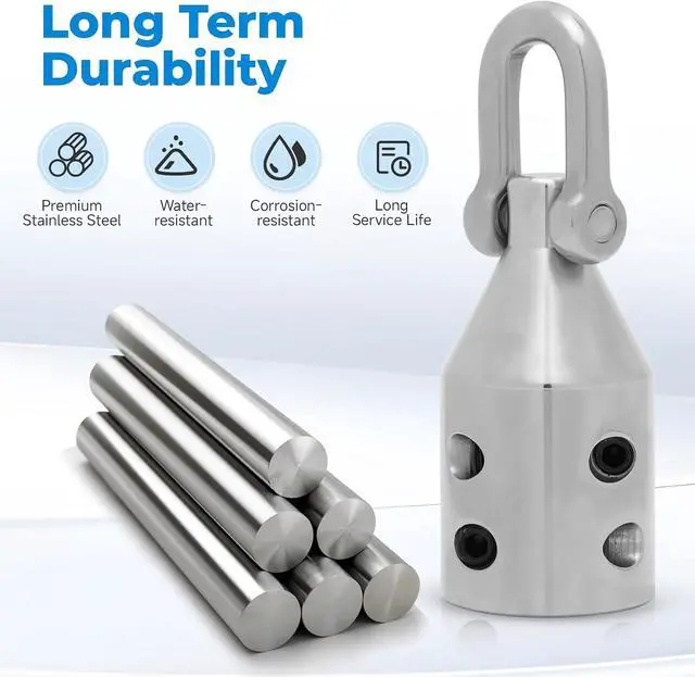 Alt view image 2 of 7 - Upgrade Penguin Puller Sr, Wire Pulling Attachment (69700), Heavy Duty Electrical Cable Pulling Tool, 4000 lbs Maximum Pulling Force, Suitable for 3/0 to 350 MCM Copper and Aluminum Wires