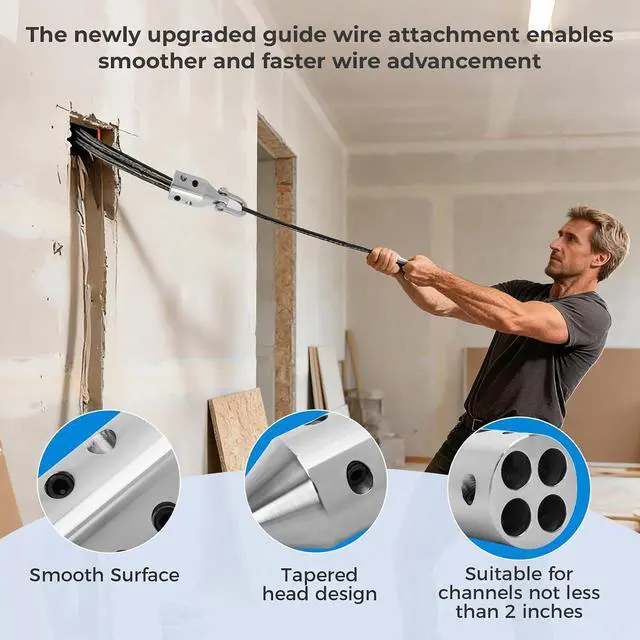 Alt view image 4 of 7 - Upgrade Penguin Puller Sr, Wire Pulling Attachment (69700), Heavy Duty Electrical Cable Pulling Tool, 4000 lbs Maximum Pulling Force, Suitable for 3/0 to 350 MCM Copper and Aluminum Wires