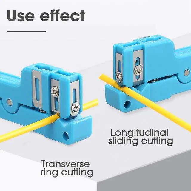 Alt view image 5 of 6 - 6 Pack Fiber Optic Cutter Tool 45-162 & 45-163 & 45-165 Coax Cable Stripper Fiber Optical Buffer Tube Jacket Stripper coaxial cable crimper universal wire stripper