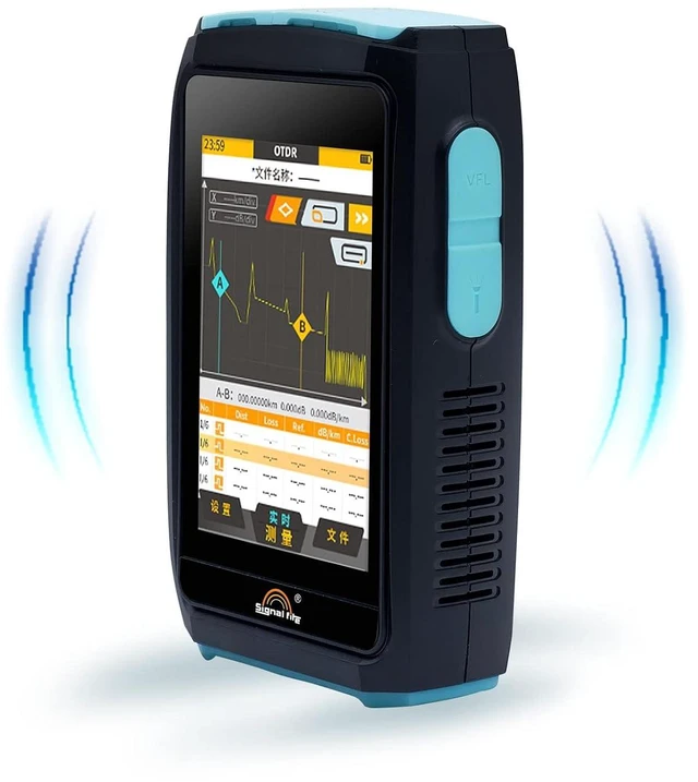 Main image of Signal fire Fiber Optic Tools OTDR Fiber Tester, 1550nm Mini OTDR Mulit-Function Tester,Optical Light Source W/Built in OPM/OLS/VFL,Test Rang 0.1-80Km Dynamic Range -50dB~26dBm