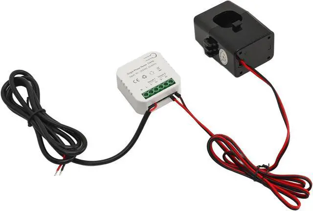 Alt view image 6 of 7 - LiebeWH Bidirectional Solar WiFi Electricity Monitor with 200A CT Clamp, Real Time Power Monitoring for Tuya Smart Life App Users
