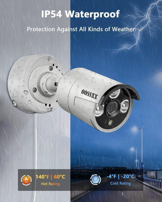 Alt view image 6 of 7 - (2026 Updated) 8 Pack Security Camera Junction Box with Flip Cover Design, IP54 Waterproof ABS Cable Management Box, Hide Cables, Compact Wall & Ceiling Mount Enclosure for Bullet Cameras