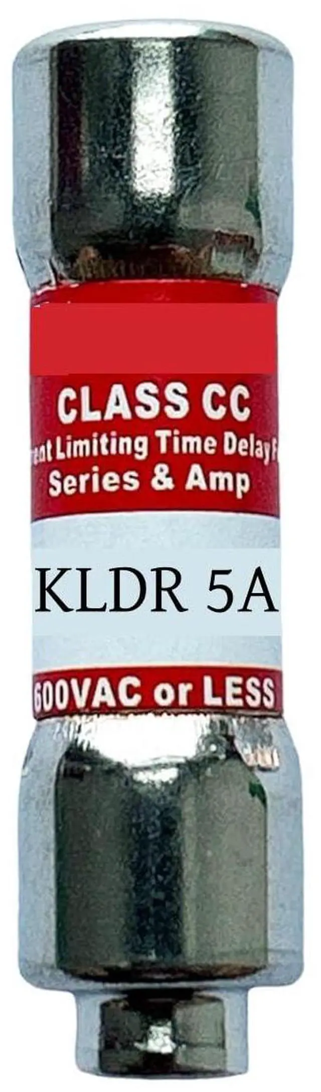 Alt view image 2 of 3 - 10-Pack New KLDR-5 KLDR-5A 600Vac Time Delay Fuse,KLDR 5A Class CC Cartridge Fuse