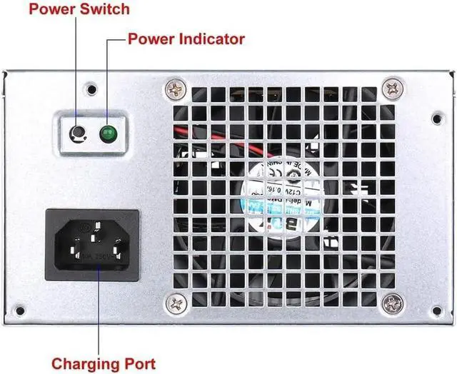 Alt view image 2 of 7 - 300W Power Supply PS-6301-06D for Dell for OptiPlex 3847 3010 7010 9010 Vostro Studio, Replaces L300PM-00 B300NM-00 L265EM-00 with for SATA Connectors