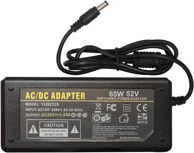 Main image of 52V1.25A Power Adapter POE Switch Monitoring Power Supply 52V DC Regulated Power Supply