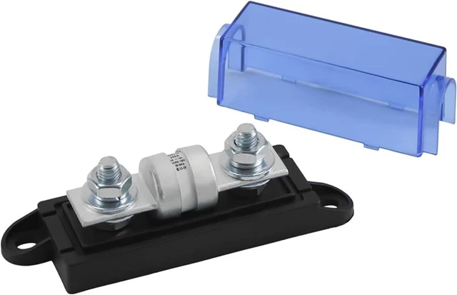 Alt view image 4 of 6 - 2X Class T Fuse with 150V DC Operating Block Anl Block 200A Fuse Compatible with Protect 12V Inverters