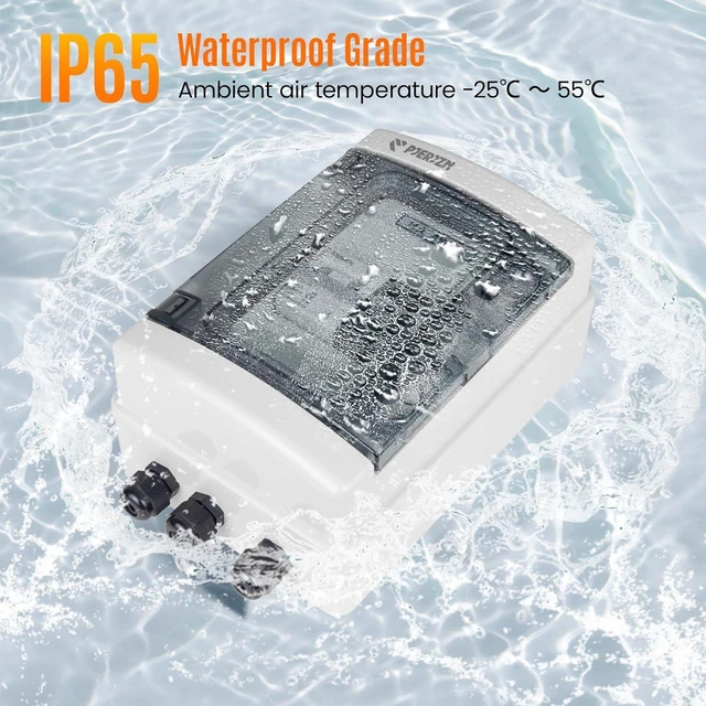 Alt view image 4 of 7 - Solar Combiner Box 1-in-1-Out 40A Circuit Breaker with Surge Protector PV Combiner Box Waterproof Enclosure for RV/Rooftop/Off-Grid Systems/Solar Panel System