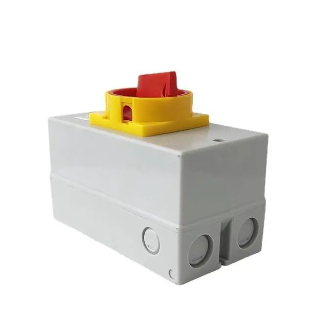 Alt view image 4 of 5 - YMD11-63D ON-Off Two Positions Isolator Disconnect Switch 63A 3P Padlock Cam Changeover with IP65 Waterproof Box Enclosure